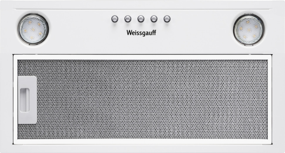 Вытяжка Weissgauff ALPHA 45 PB WH Вытяжка Weissgauff ALPHA 45 PB WH