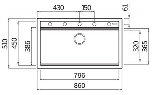 Кухонная мойка Elleci Best 360 Nero G40