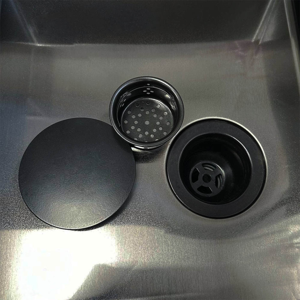 Кухонная мойка Roxen Stage 560250-60B графит