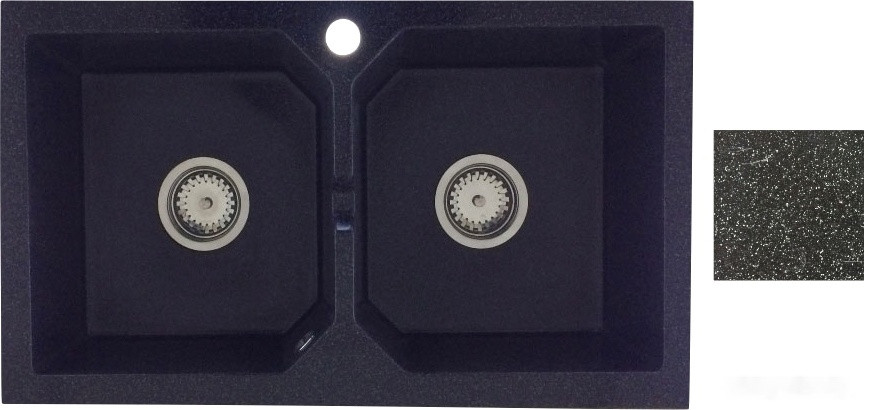 Кухонная мойка БелЭворс Bravo duo (блэк)