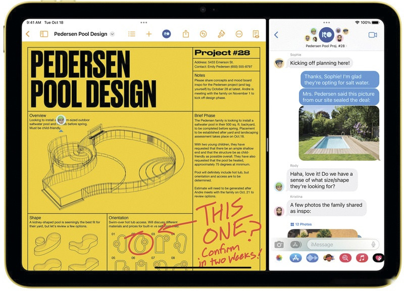 Планшет Apple iPad 10.9" 2022 64GB (синий)