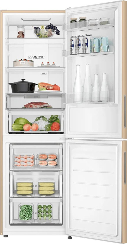 Холодильник с морозильником HAIER CEF536CGG