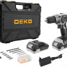 Дрель-шуруповерт Deko DKCD20 Black Edition SET 3 063-4050 (с 2-мя АКБ, кейс) Дрель-шуруповерт Deko DKCD20 Black Edition SET 3 063-4050 (с 2-мя АКБ, кейс)