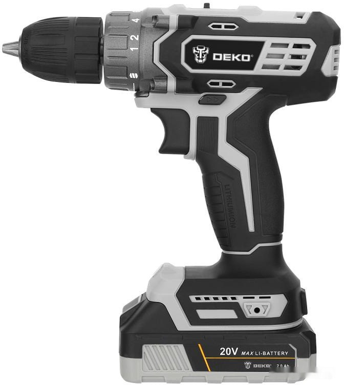 Дрель-шуруповерт Deko DKCD20 Black Edition SET 3 063-4050 (с 2-мя АКБ, кейс) Дрель-шуруповерт Deko DKCD20 Black Edition SET 3 063-4050 (с 2-мя АКБ, кейс)