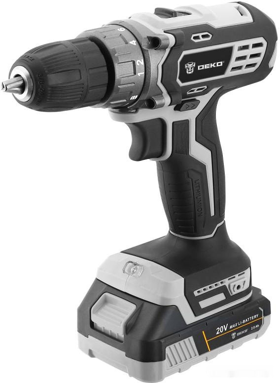 Дрель-шуруповерт Deko DKCD20 Black Edition SET 3 063-4050 (с 2-мя АКБ, кейс) Дрель-шуруповерт Deko DKCD20 Black Edition SET 3 063-4050 (с 2-мя АКБ, кейс)