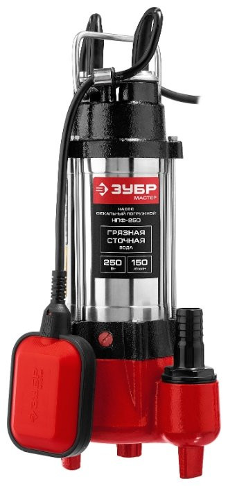 Фекальный насос ЗУБР НПФ-250