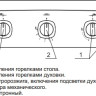 Плита Gefest 5100-02 0009 (чугунные решетки)