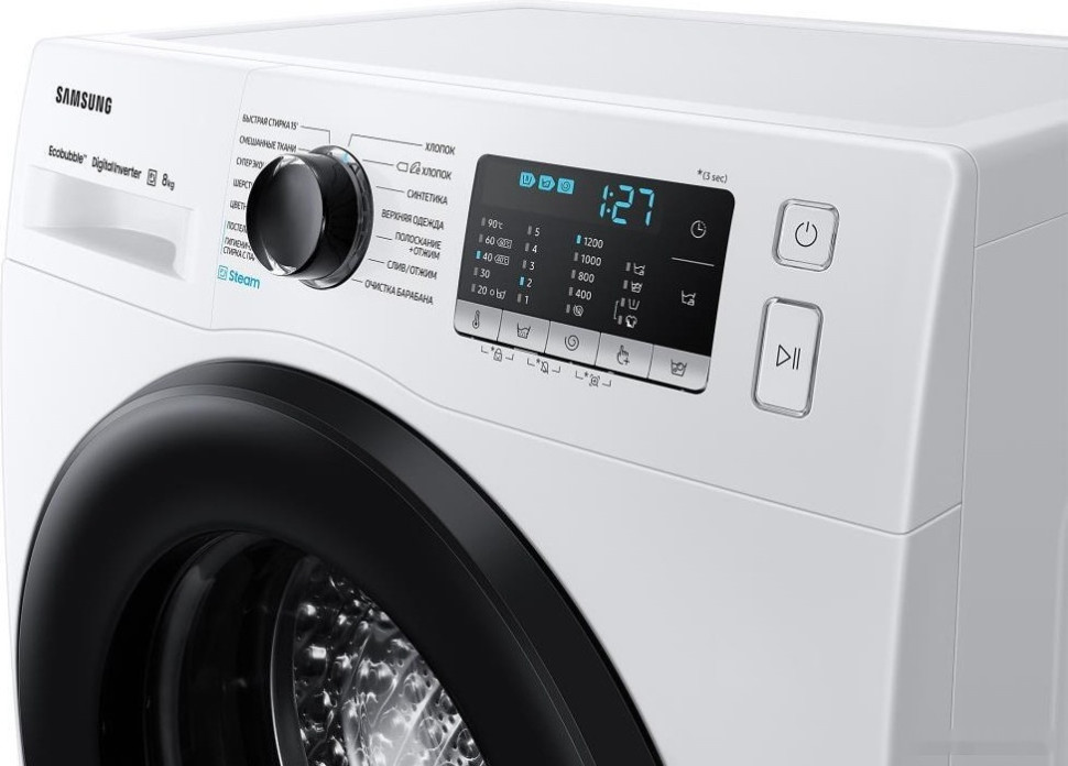 Стиральная машина Samsung WW80AGAS21AELP Стиральная машина Samsung WW80AGAS21AELP