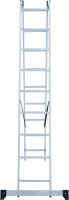 Лестница-стремянка Новая Высота NV 122 алюминиевая двухсекционная 2x9 ступеней