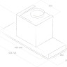 Вытяжка Elica Hidden 2.0 IX/A/52 Вытяжка Elica Hidden 2.0 IX/A/52