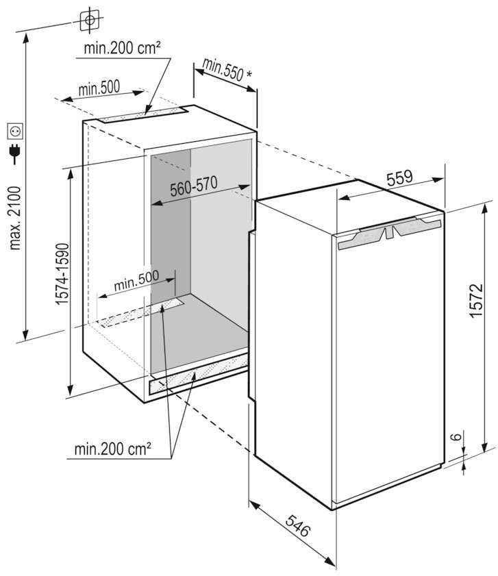 Встраиваемый холодильник Liebherr IRBd 5151 Prime Встраиваемый холодильник Liebherr IRBd 5151 Prime