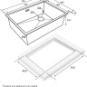 Кухонная мойка Paulmark NEXT-SKEW-740 PM887444-BS Кухонная мойка Paulmark NEXT-SKEW-740 PM887444-BS