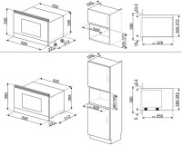 Микроволновая печь Smeg MP822PO