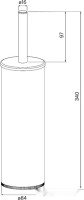 Ершик для унитаза IDDIS Optima Home BRU01CCi47