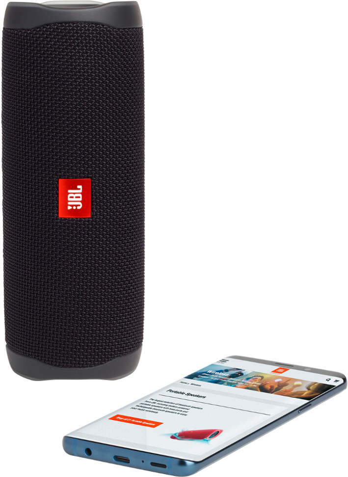 Портативная акустика JBL Flip 5 (Black) Портативная акустика JBL Flip 5 (Black)