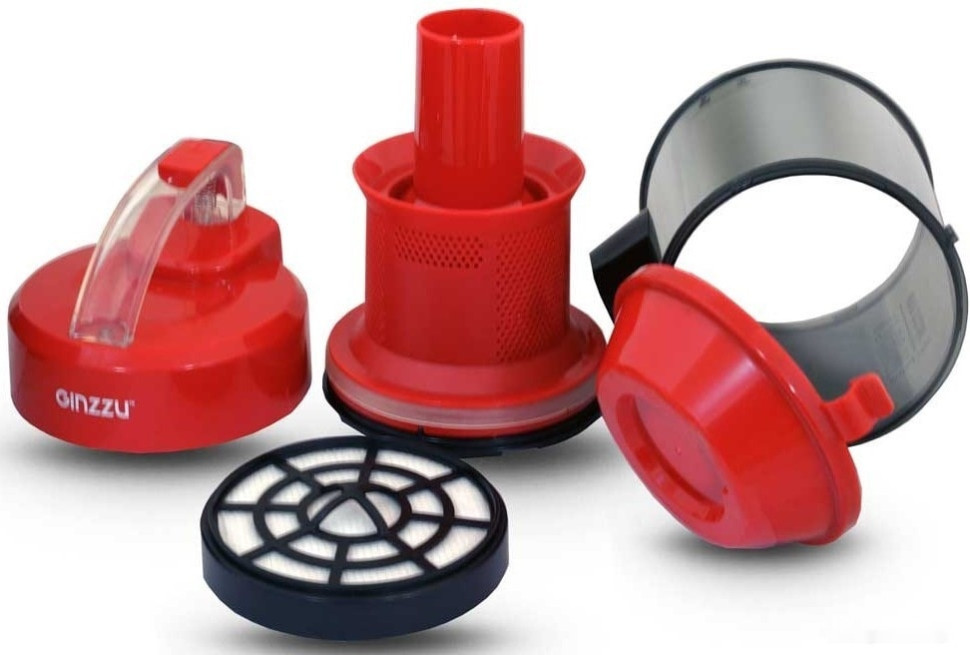 Пылесос Ginzzu VS428 (черный/красный) Пылесос Ginzzu VS428 (черный/красный)