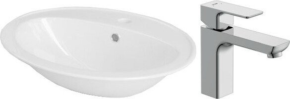 Умывальник Cersanit Calla 54 S-UM-Cl/1-w + 63039