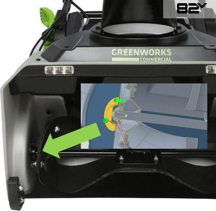 Снегоуборщик Greenworks 82SN22 (без АКБ) Снегоуборщик Greenworks 82SN22 (без АКБ)