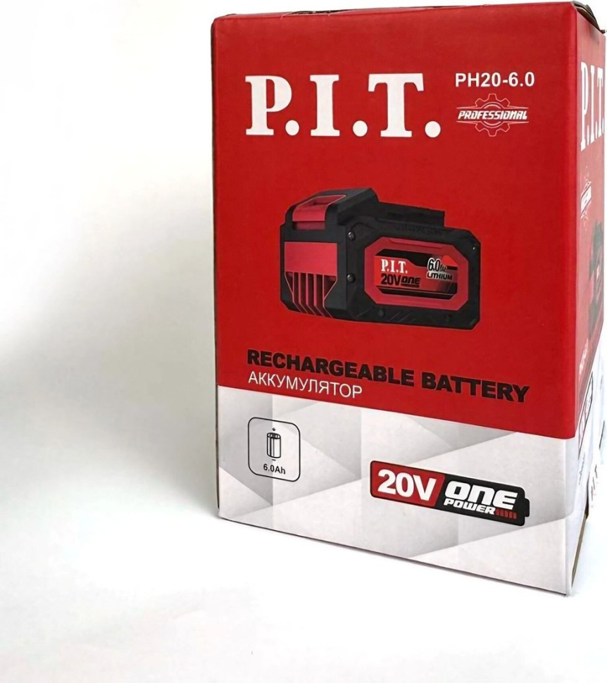 Аккумулятор для инструмента P.I.T. PH20-6.0 (20В/6 Ач)