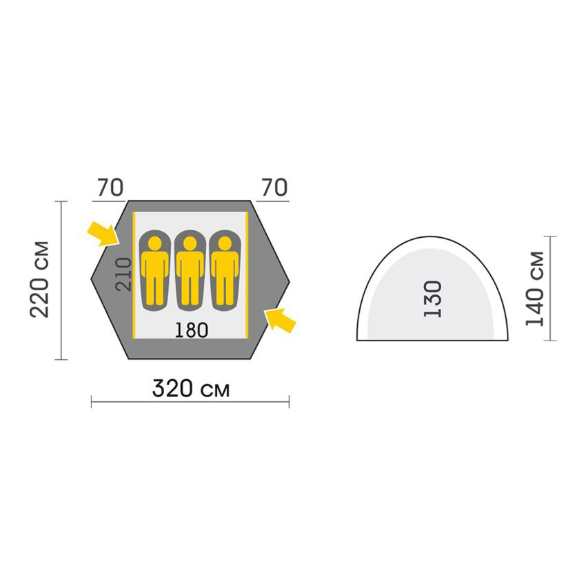Палатка Talberg Space 3 Палатка Talberg Space 3