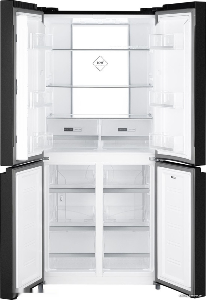 Четырёхдверный холодильник Weissgauff WCD 450 XB NoFrost Inverter Четырёхдверный холодильник Weissgauff WCD 450 XB NoFrost Inverter