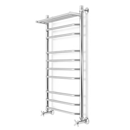 Полотенцесушитель Zorg Tiida Plus 100x50 R500 (БП) с полкой