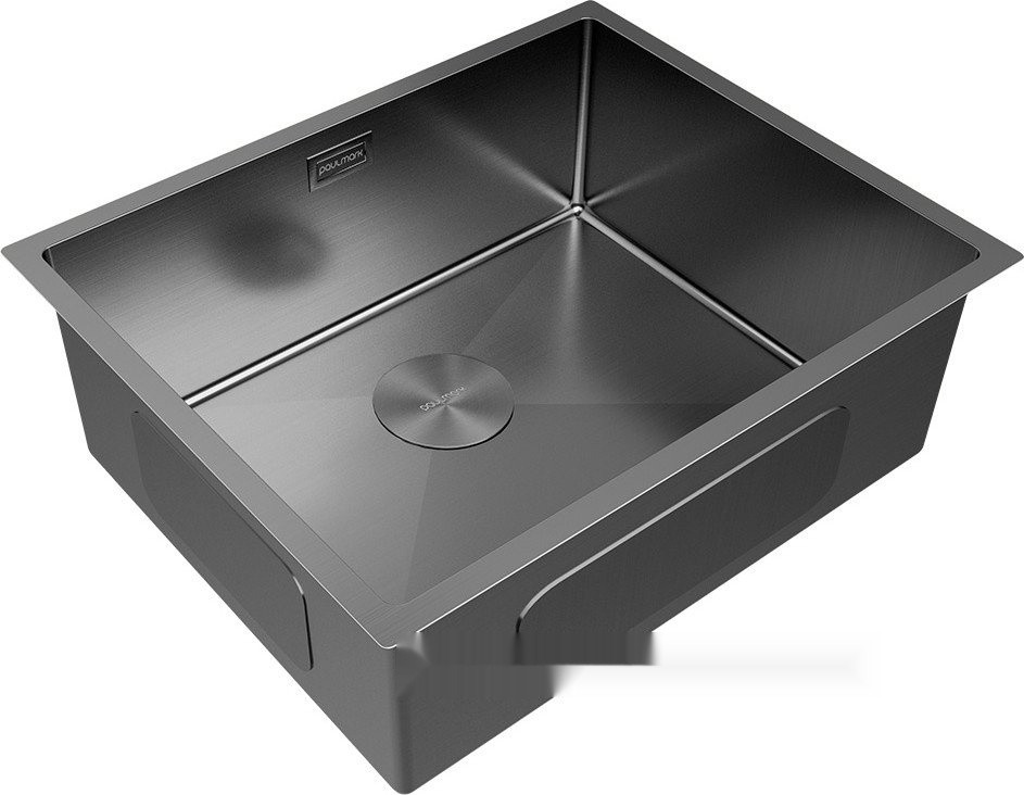 Кухонная мойка Paulmark NEXT 74 UNI PM215444-GM (черный/вороненая сталь) Кухонная мойка Paulmark NEXT 74 UNI PM215444-GM (черный/вороненая сталь)