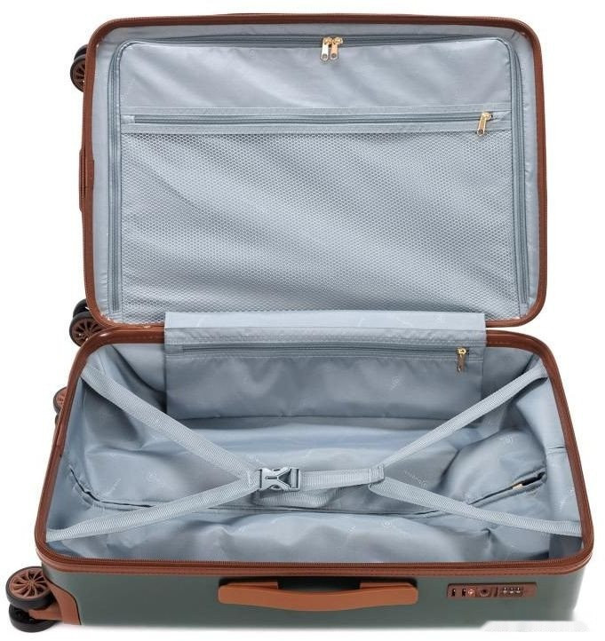 Чемодан-спиннер Bugatti Amelia 49716110 (зеленый)