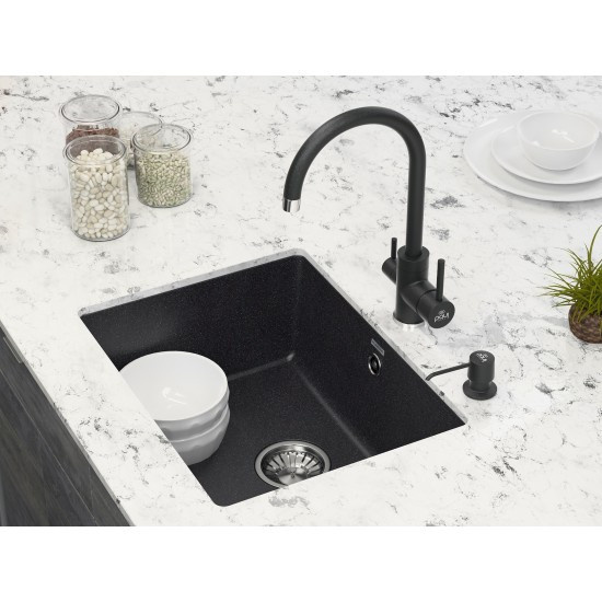 Кухонная мойка Paulmark Gera PM205546-BL Кухонная мойка Paulmark Gera PM205546-BL