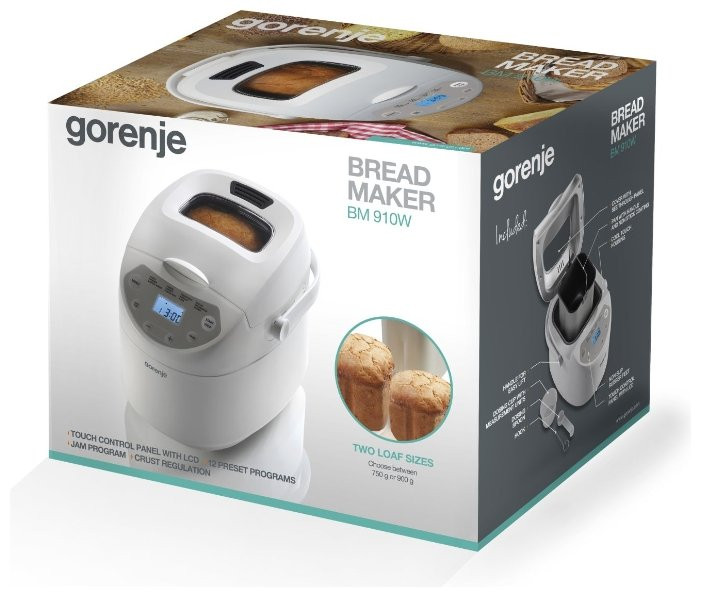 Хлебопечка Gorenje BM910W Хлебопечка Gorenje BM910W