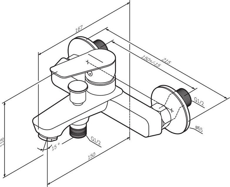 Смеситель Am.Pm Crave F9C10000 Смеситель Am.Pm Crave F9C10000