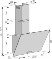Вытяжка Konigin Colibri 50 (черный)