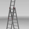 Лестница-стремянка Новая Высота NV 323 трёхсекционная профессиональная 3x9 ступеней