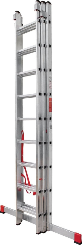 Лестница-стремянка Новая Высота NV 323 трёхсекционная профессиональная 3x9 ступеней