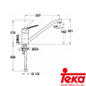 Смеситель Teka MTP 913 TG топаз