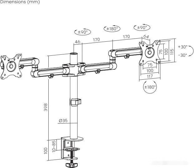 Кронштейн Ultramounts UM737 Кронштейн Ultramounts UM737