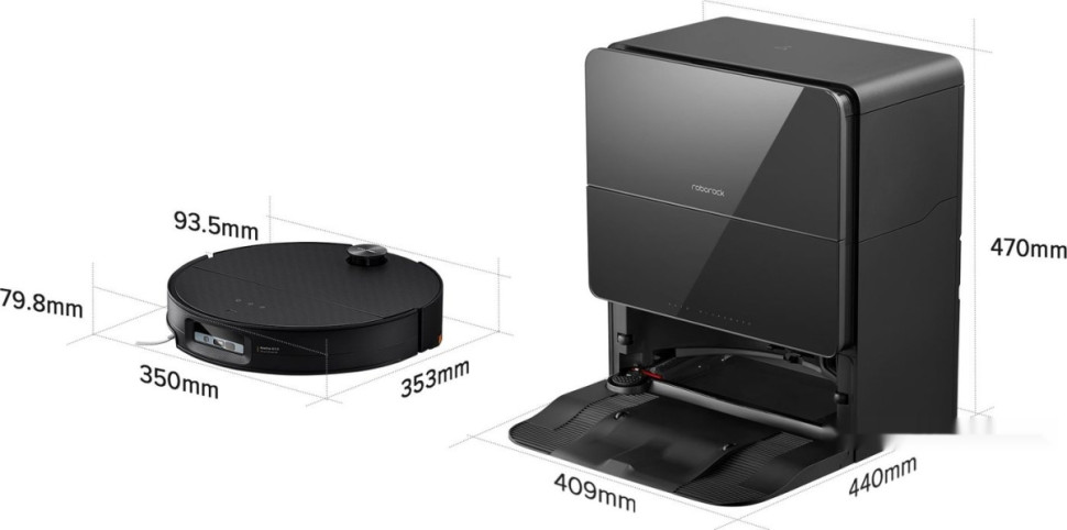 Робот-пылесос Roborock Robotic Vacuum Cleaner+Empty Wash Fill Dock S9 MaxV Ultra S90VER S9MVU52-02 (с русской озвучкой, черный) Робот-пылесос Roborock Robotic Vacuum Cleaner+Empty Wash Fill Dock S9 MaxV Ultra S90VER S9MVU52-02 (с русской озвучкой, черный)