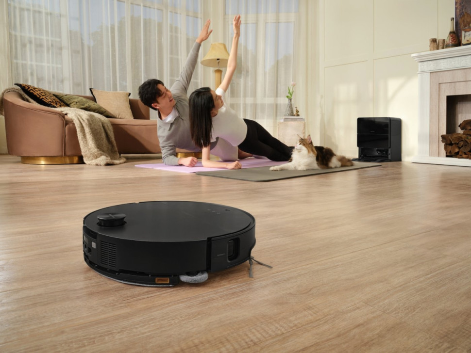 Робот-пылесос Roborock Robotic Vacuum Cleaner+Empty Wash Fill Dock S9 MaxV Ultra S90VER S9MVU52-02 (с русской озвучкой, черный) Робот-пылесос Roborock Robotic Vacuum Cleaner+Empty Wash Fill Dock S9 MaxV Ultra S90VER S9MVU52-02 (с русской озвучкой, черный)
