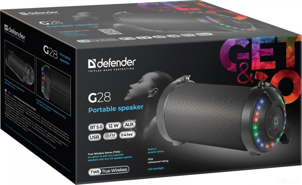 Портативная акустика Defender G28