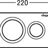 Панель смыва Viega Visign for Style 20 8610.1 (альпийский белый) 773 793