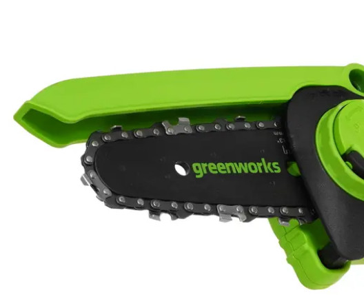 Электропила цепная Greenworks G24MCS10 / 2008207 (без АКБ и ЗУ) Электропила цепная Greenworks G24MCS10 / 2008207 (без АКБ и ЗУ)