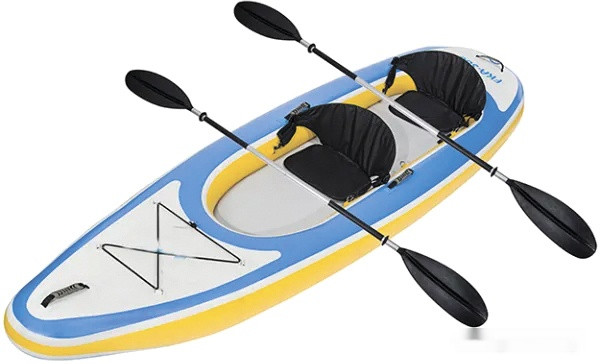 Надувная лодка GUETIO GT380KAY Inflatable Double Seat Adventuring Kayak Надувная лодка GUETIO GT380KAY Inflatable Double Seat Adventuring Kayak
