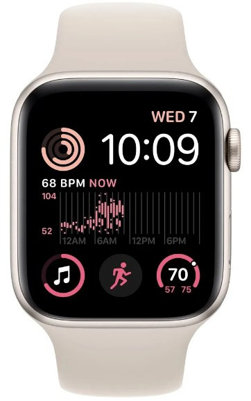 Умные часы Apple Watch SE 2 2023 40мм (сияющая звезда/сияющая звезда, S/M) Умные часы Apple Watch SE 2 2023 40мм (сияющая звезда/сияющая звезда, S/M)