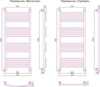 Полотенцесушитель Сунержа Богема+ 1200x500 071-0220-1250