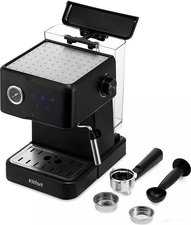 Рожковая бойлерная кофеварка Kitfort KT-7124