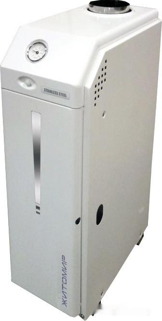 Отопительный котёл Атем Житомир-3 КС-ГВ-010СН (дымоход вверх, теплообменник нерж.)