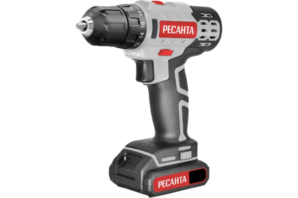 Дрель-шуруповерт Ресанта ДА-50Л2-18А (с 2-мя АКБ, кейс) Дрель-шуруповерт Ресанта ДА-50Л2-18А (с 2-мя АКБ, кейс)