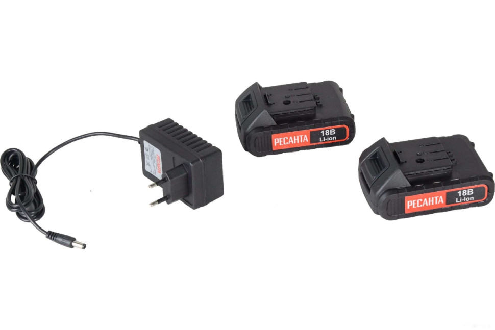 Дрель-шуруповерт Ресанта ДА-50Л2-18А (с 2-мя АКБ, кейс) Дрель-шуруповерт Ресанта ДА-50Л2-18А (с 2-мя АКБ, кейс)