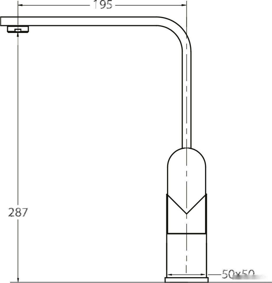 Смеситель AquaSanita Signa 2083 001 chrome
