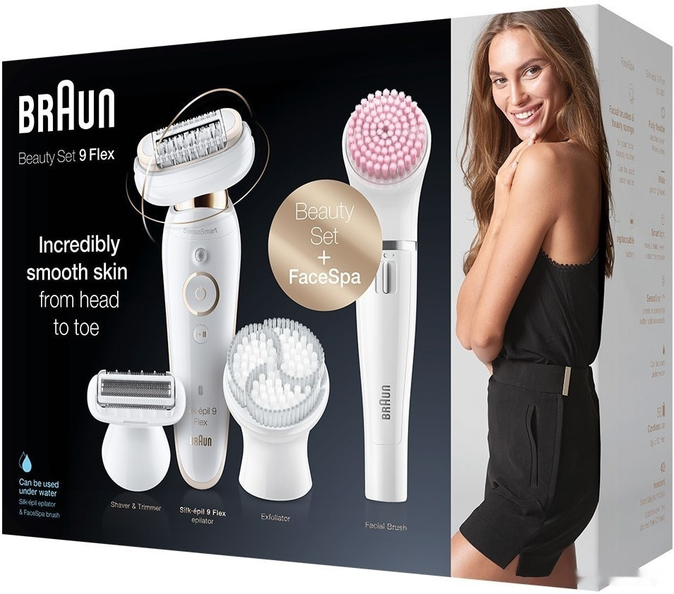 Эпилятор Braun Silk-epil 9 Flex Beauty Set SES 9100